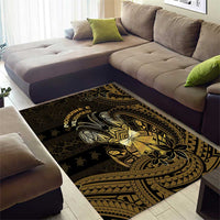 Niue Christmas Area Rug Niuean Crab Xmas Tribal Waves - Polynesian Pride