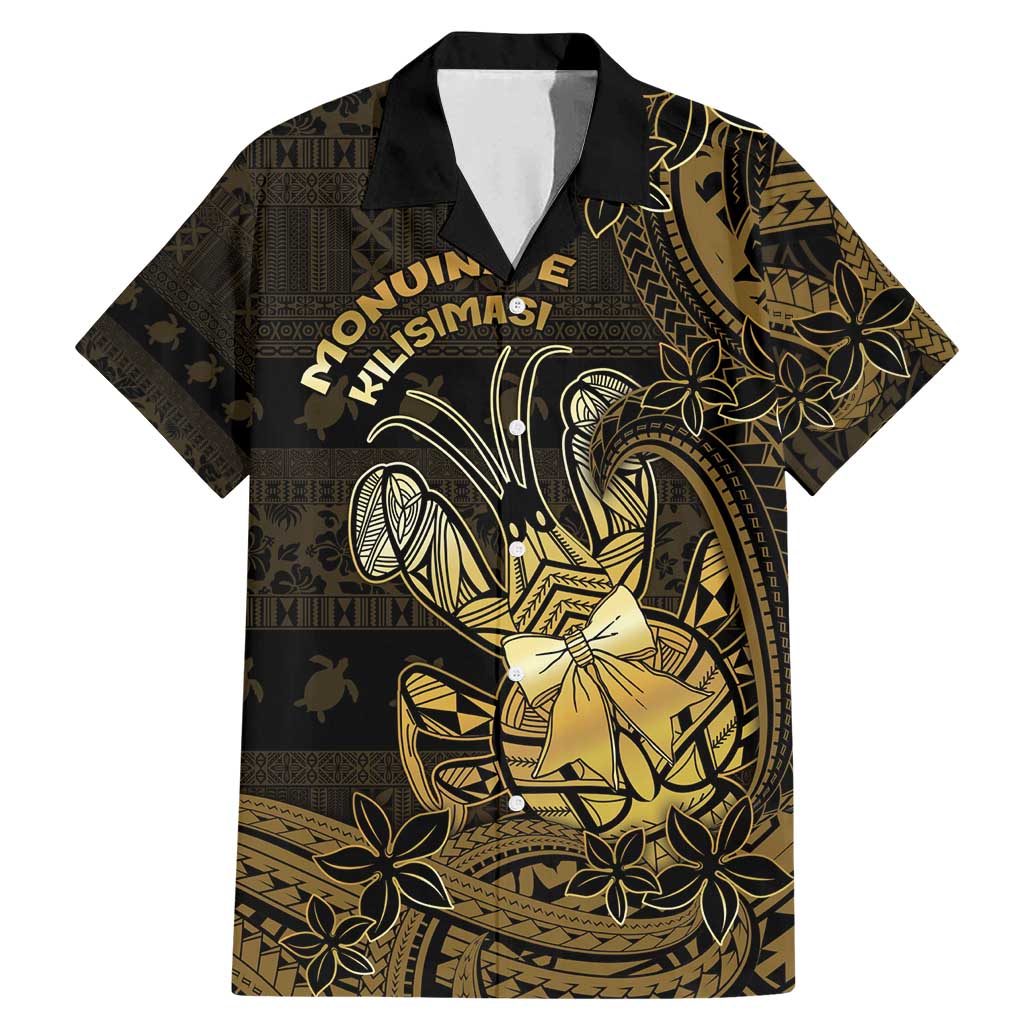 Niue Christmas Family Matching Mermaid Dress and Hawaiian Shirt Niuean Crab Xmas Tribal Waves - Polynesian Pride