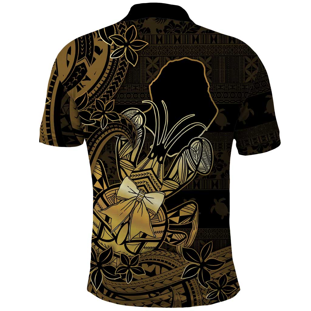 Niue Christmas Polo Shirt Niuean Crab Xmas Tribal Waves - Polynesian Pride