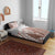 Hawaii Puakenikeni And Maile Lei Bedding Set Brown Polynesian Shark Tattoo DT05