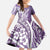 Hawaii Puakenikeni And Maile Lei Family Matching Mermaid Dress and Hawaiian Shirt Violet Polynesian Shark Tattoo DT05