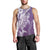 Hawaii Puakenikeni And Maile Lei Men Tank Top Violet Polynesian Shark Tattoo DT05