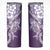 Hawaii Puakenikeni And Maile Lei Skinny Tumbler Violet Polynesian Shark Tattoo DT05