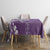 Hawaii Puakenikeni And Maile Lei Tablecloth Violet Polynesian Shark Tattoo DT05