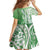 Hawaii Puakenikeni And Maile Lei Family Matching Mermaid Dress and Hawaiian Shirt Green Polynesian Shark Tattoo DT05