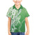 Hawaii Puakenikeni And Maile Lei Family Matching Mermaid Dress and Hawaiian Shirt Green Polynesian Shark Tattoo DT05
