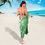 Hawaii Puakenikeni And Maile Lei Sarong Green Polynesian Shark Tattoo DT05