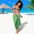 Hawaii Puakenikeni And Maile Lei Sarong Green Polynesian Shark Tattoo DT05