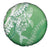 Hawaii Puakenikeni And Maile Lei Spare Tire Cover Green Polynesian Shark Tattoo DT05