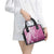 Hawaii Puakenikeni And Maile Lei Shoulder Handbag Pink Polynesian Shark Tattoo DT05