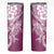 Hawaii Puakenikeni And Maile Lei Skinny Tumbler Pink Polynesian Shark Tattoo DT05