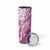 Hawaii Puakenikeni And Maile Lei Skinny Tumbler Pink Polynesian Shark Tattoo DT05