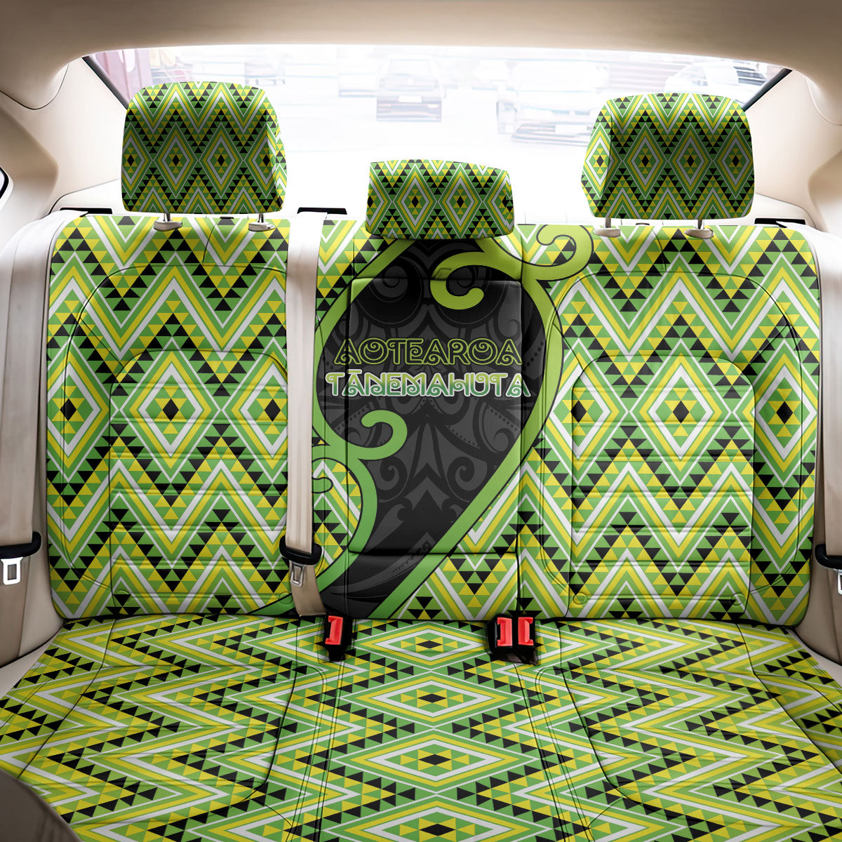 Aotearoa Atua Tanemahuta Back Car Seat Cover God Of Forests Koru Patterns Koru Patterns