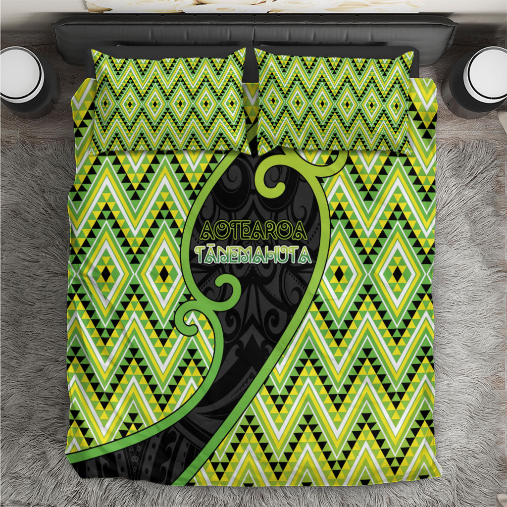 Aotearoa Atua Tanemahuta Bedding Set God Of Forests Koru Patterns Koru Patterns