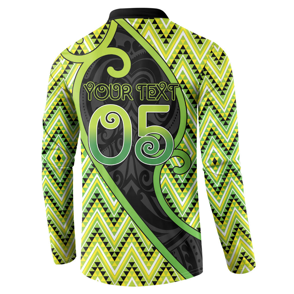 Custom Aotearoa Atua Tanemahuta Button Sweatshirt God Of Forests Koru Patterns Koru Patterns