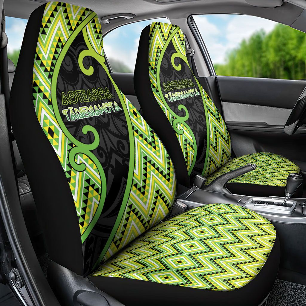 Aotearoa Atua Tanemahuta Car Seat Cover God Of Forests Koru Patterns Koru Patterns