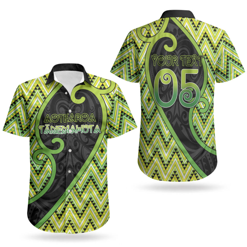Custom Aotearoa Atua Tanemahuta Couples Matching Tank Maxi Dress and Hawaiian Shirt God Of Forests Koru Patterns Koru Patterns