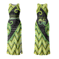 Custom Aotearoa Atua Tanemahuta Couples Matching Tank Maxi Dress and Hawaiian Shirt God Of Forests Koru Patterns Koru Patterns