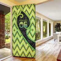 Custom Aotearoa Atua Tanemahuta Door Cover God Of Forests Koru Patterns Koru Patterns