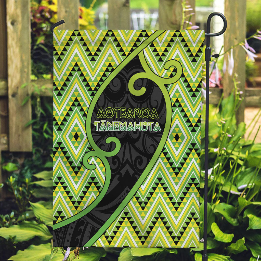 Aotearoa Atua Tanemahuta Garden Flag God Of Forests Koru Patterns Koru Patterns