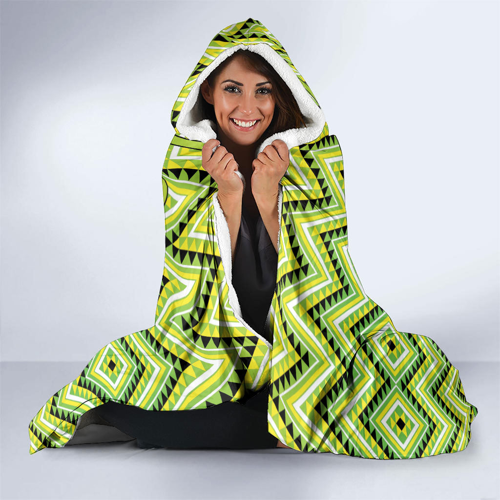 Aotearoa Atua Tanemahuta Hooded Blanket God Of Forests Koru Patterns Koru Patterns