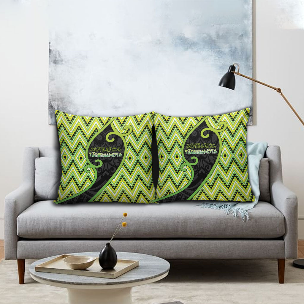 Aotearoa Atua Tanemahuta Pillow Cover God Of Forests Koru Patterns Koru Patterns