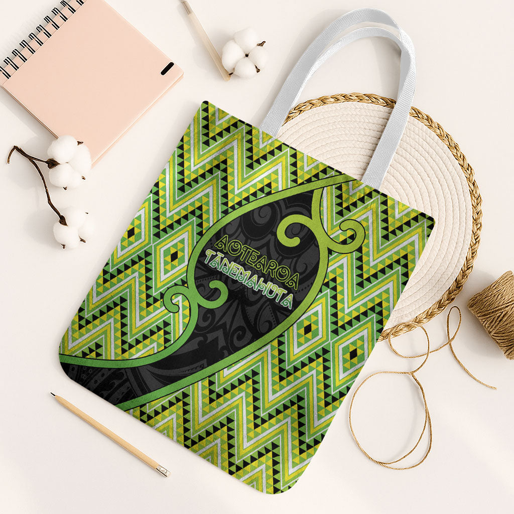 Aotearoa Atua Tanemahuta Tote Bag God Of Forests Koru Patterns Koru Patterns