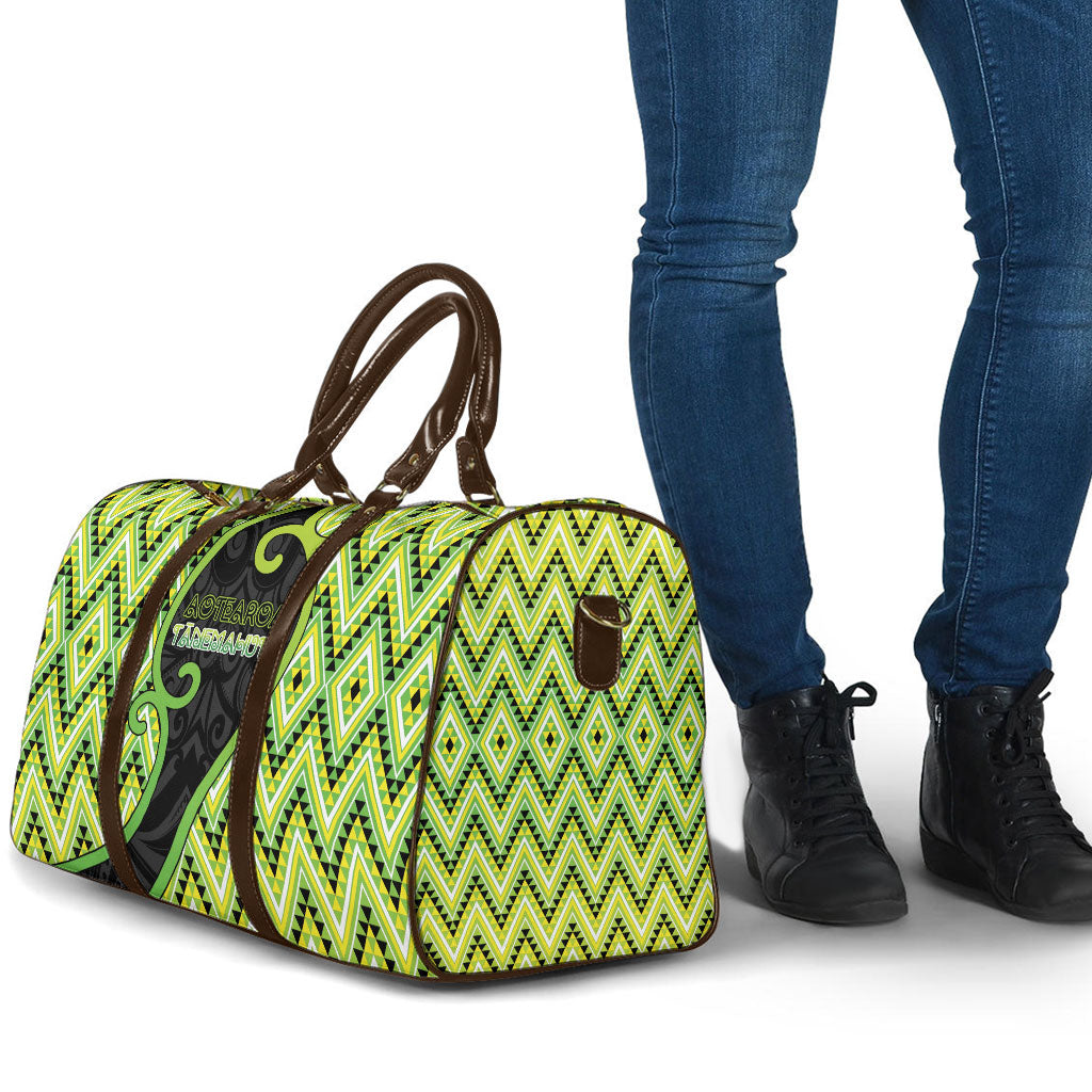 Aotearoa Atua Tanemahuta Travel Bag God Of Forests Koru Patterns Koru Patterns