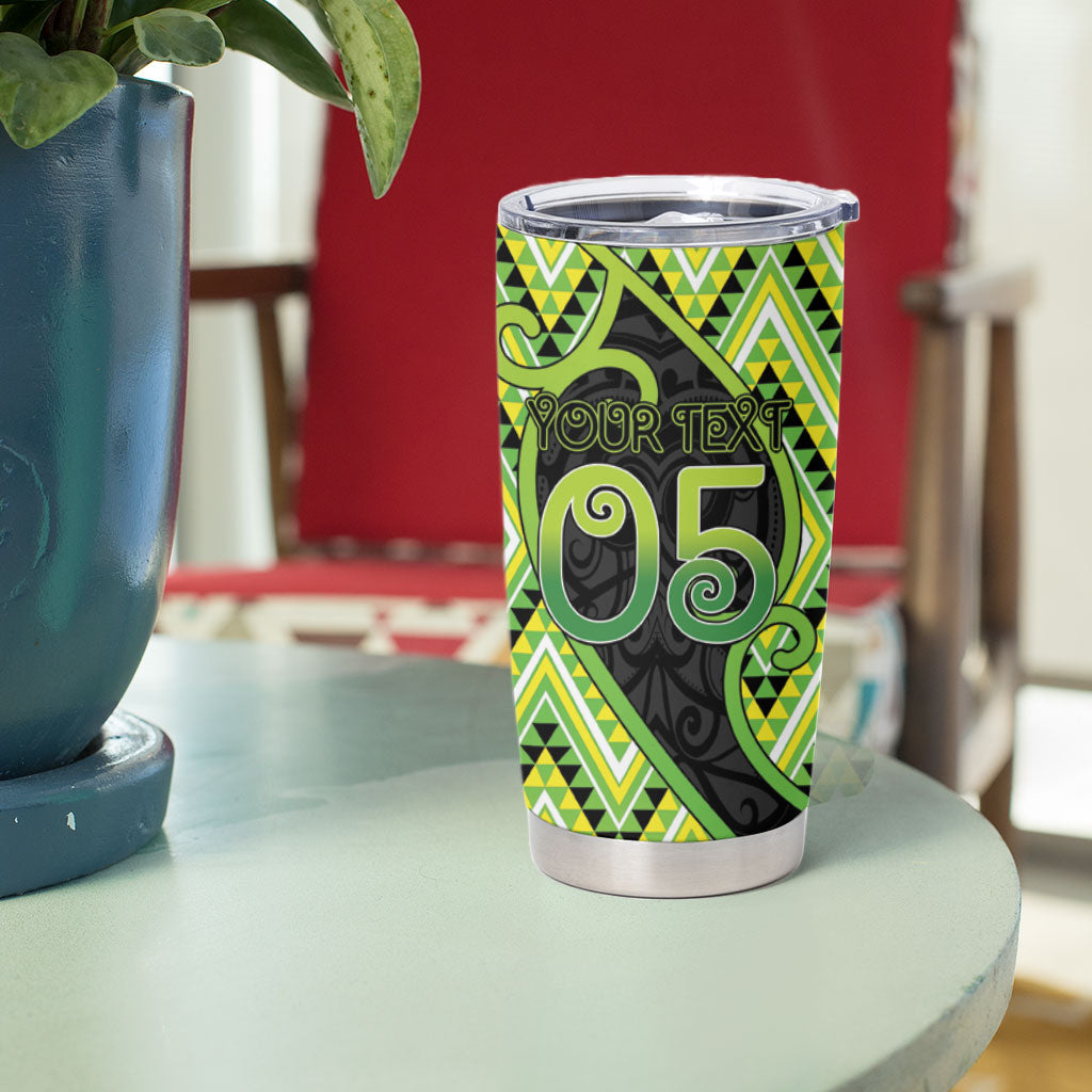 Custom Aotearoa Atua Tanemahuta Tumbler Cup God Of Forests Koru Patterns Koru Patterns