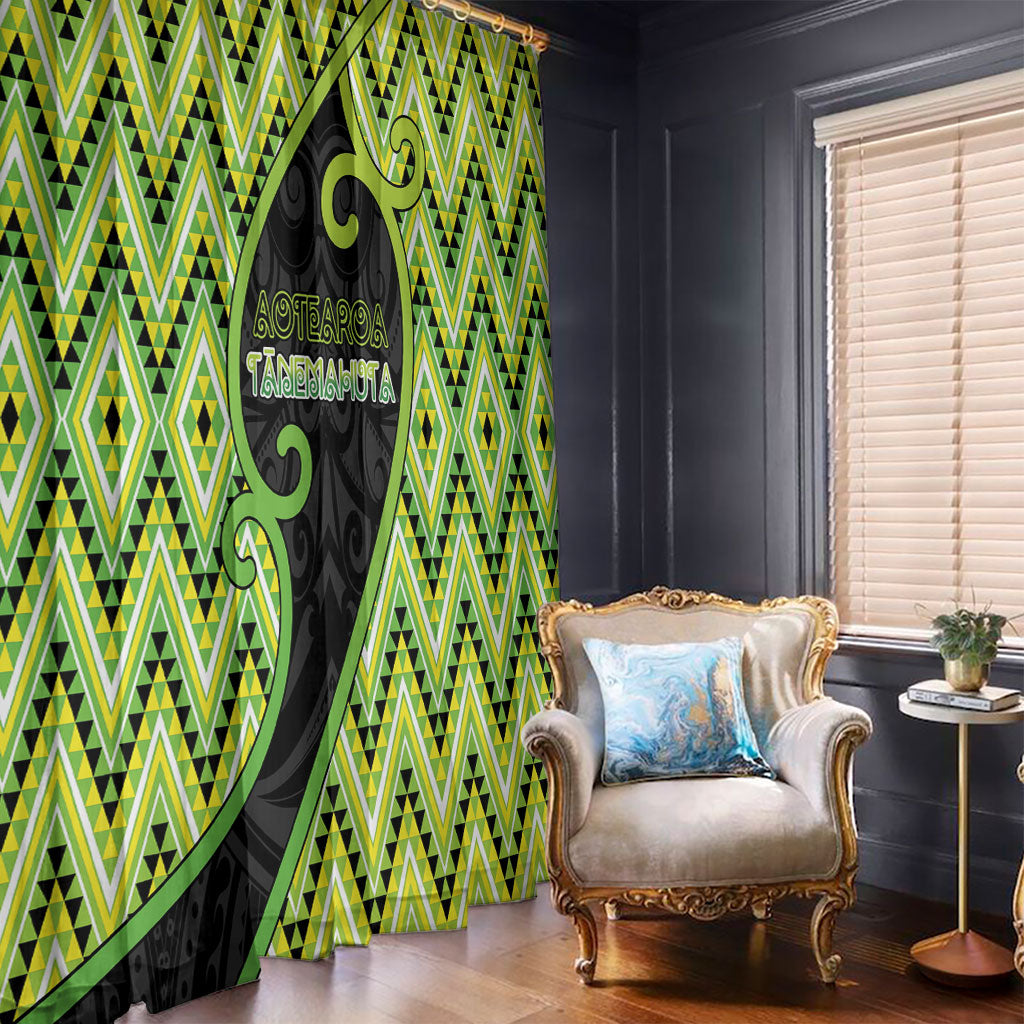 Aotearoa Atua Tanemahuta Window Curtain God Of Forests Koru Patterns Koru Patterns