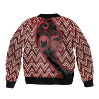 Custom Aotearoa Atua Tumatauenga Bomber Jacket God Of War Koru Patterns