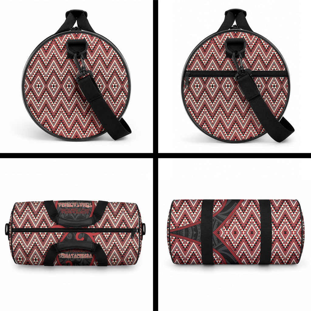 Aotearoa Atua Tumatauenga Duffle Bag God Of War Koru Patterns