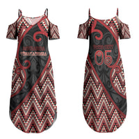 Custom Aotearoa Atua Tumatauenga Family Matching Summer Maxi Dress and Hawaiian Shirt God Of War Koru Patterns