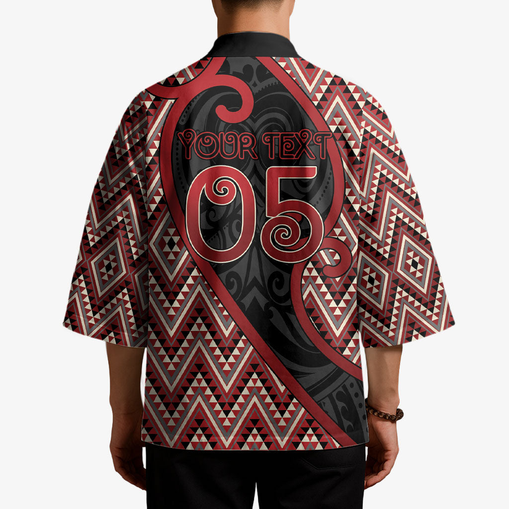Custom Aotearoa Atua Tumatauenga Kimono God Of War Koru Patterns
