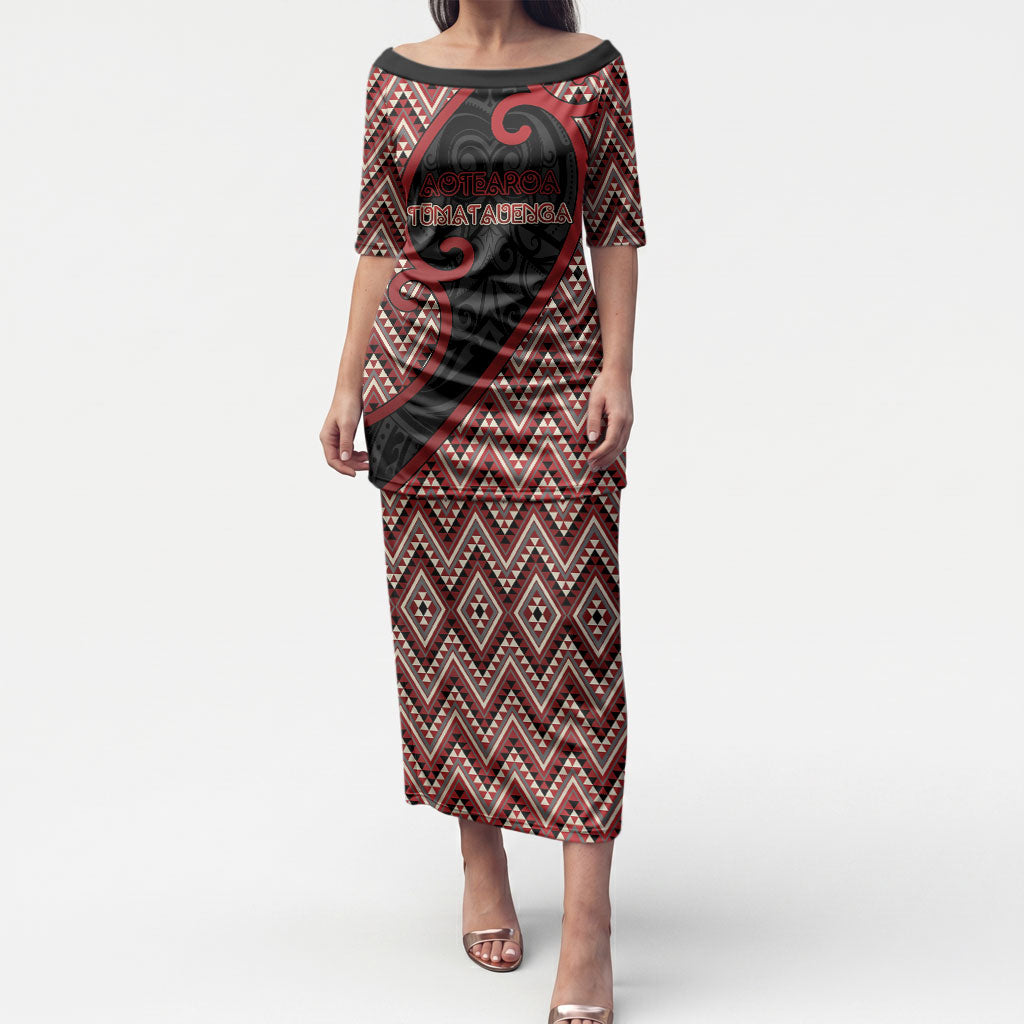 Custom Aotearoa Atua Tumatauenga Puletasi God Of War Koru Patterns