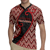 Custom Aotearoa Atua Tumatauenga Rugby Jersey God Of War Koru Patterns