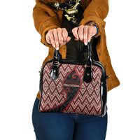 Aotearoa Atua Tumatauenga Shoulder Handbag God Of War Koru Patterns