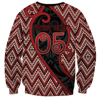 Custom Aotearoa Atua Tumatauenga Sweatshirt God Of War Koru Patterns