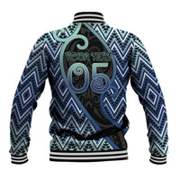 Custom Aotearoa Atua Tangaroa Baseball Jacket God Of Ocean Koru Patterns