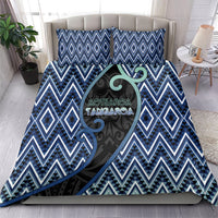Aotearoa Atua Tangaroa Bedding Set God Of Ocean Koru Patterns