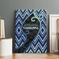 Aotearoa Atua Tangaroa Canvas Wall Art God Of Ocean Koru Patterns