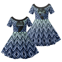 Custom Aotearoa Atua Tangaroa Family Matching Mermaid Dress and Hawaiian Shirt God Of Ocean Koru Patterns