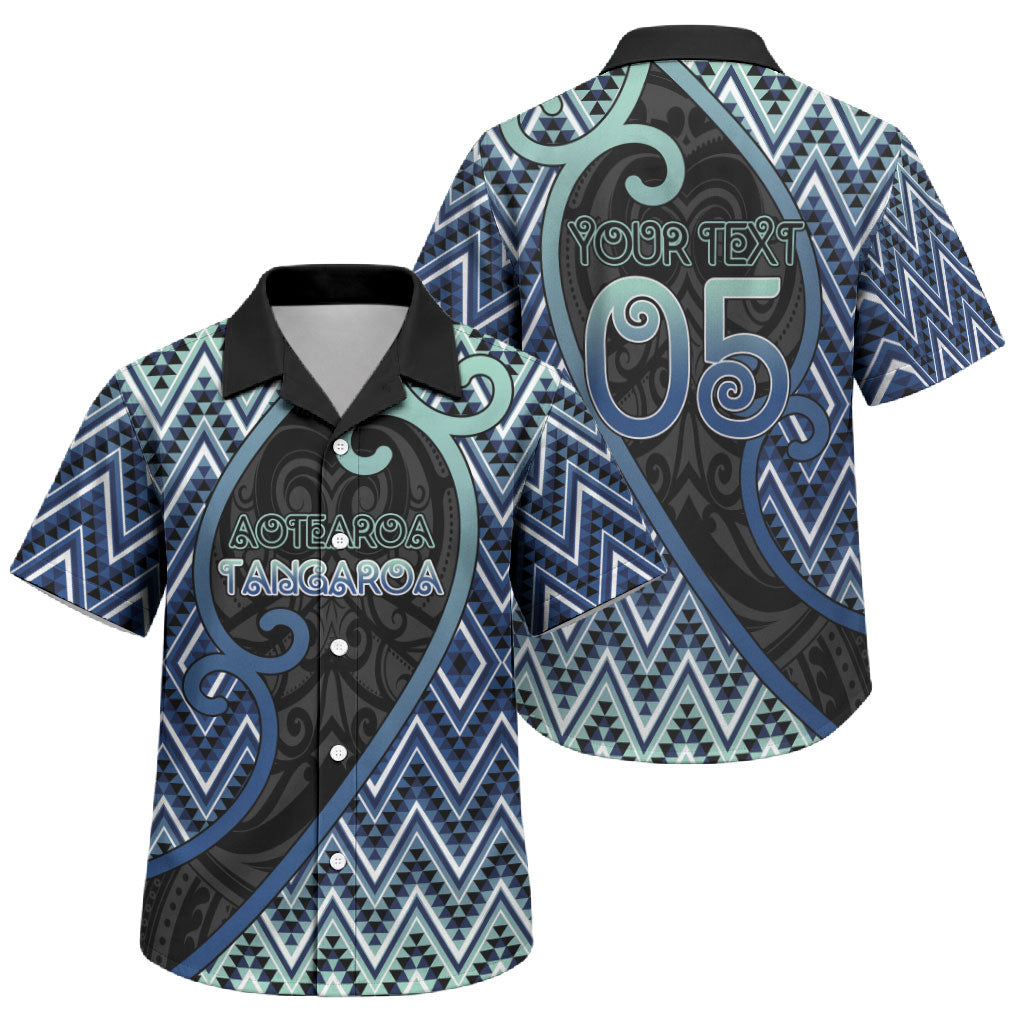 Custom Aotearoa Atua Tangaroa Family Matching Summer Maxi Dress and Hawaiian Shirt God Of Ocean Koru Patterns