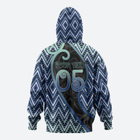 Custom Aotearoa Atua Tangaroa Zip Hoodie God Of Ocean Koru Patterns