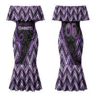 Custom Aotearoa Atua Tawhirimatea Family Matching Mermaid Dress and Hawaiian Shirt God Of Storms Koru Patterns