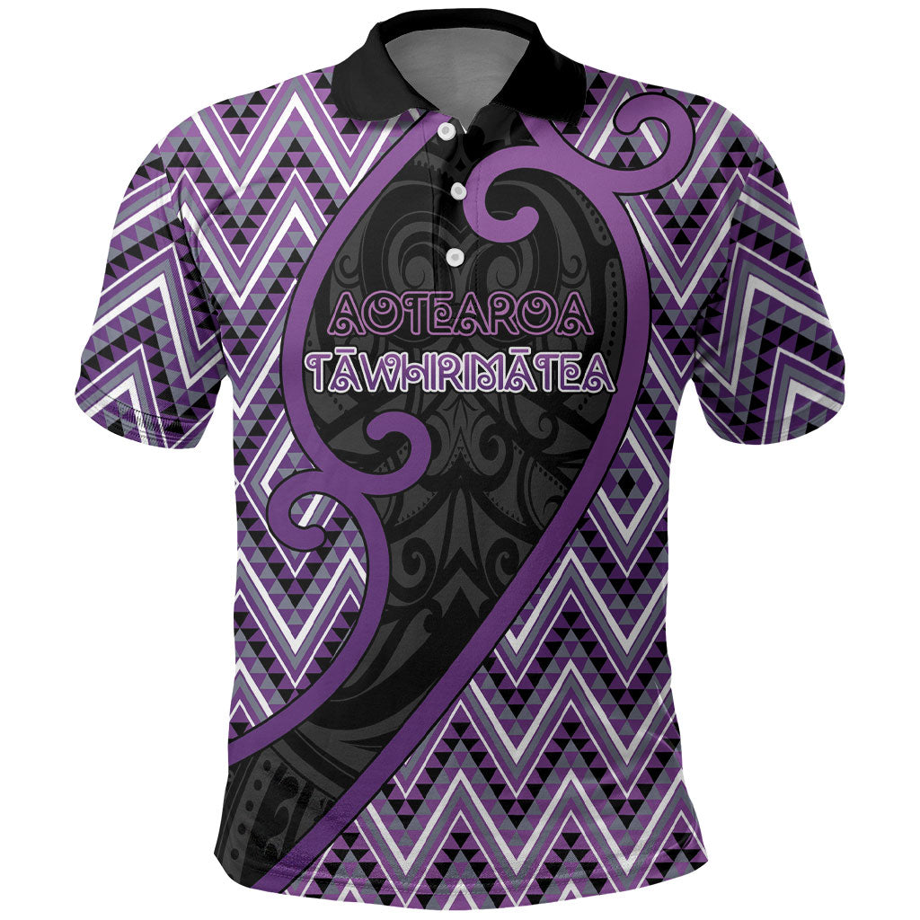 Custom Aotearoa Atua Tawhirimatea Polo Shirt God Of Storms Koru Patterns