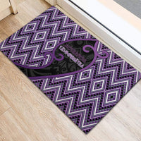 Aotearoa Atua Tawhirimatea Rubber Doormat God Of Storms Koru Patterns