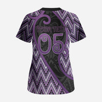 Custom Aotearoa Atua Tawhirimatea Scrub Top God Of Storms Koru Patterns