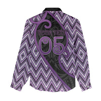Custom Aotearoa Atua Tawhirimatea Women Casual Shirt God Of Storms Koru Patterns