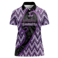 Custom Aotearoa Atua Tawhirimatea Women Polo Shirt God Of Storms Koru Patterns
